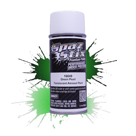 Spaz Stix 3.5 oz Pearl Aerosol Paint - Green SP298486